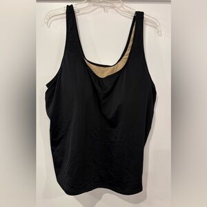 26W L.L.Bean Tankini Scoop Neck SwimTop